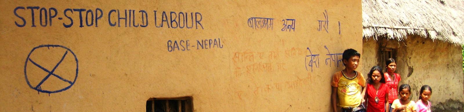 Stop Child Labor Graffiti 